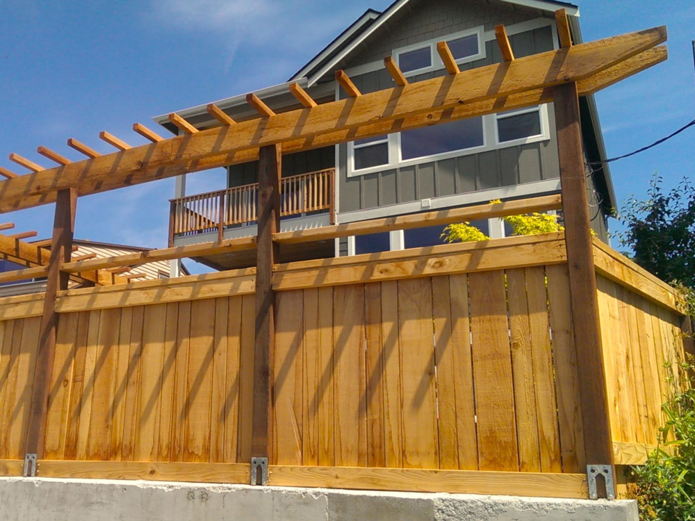 Custom Design Fences Premium Wood Build