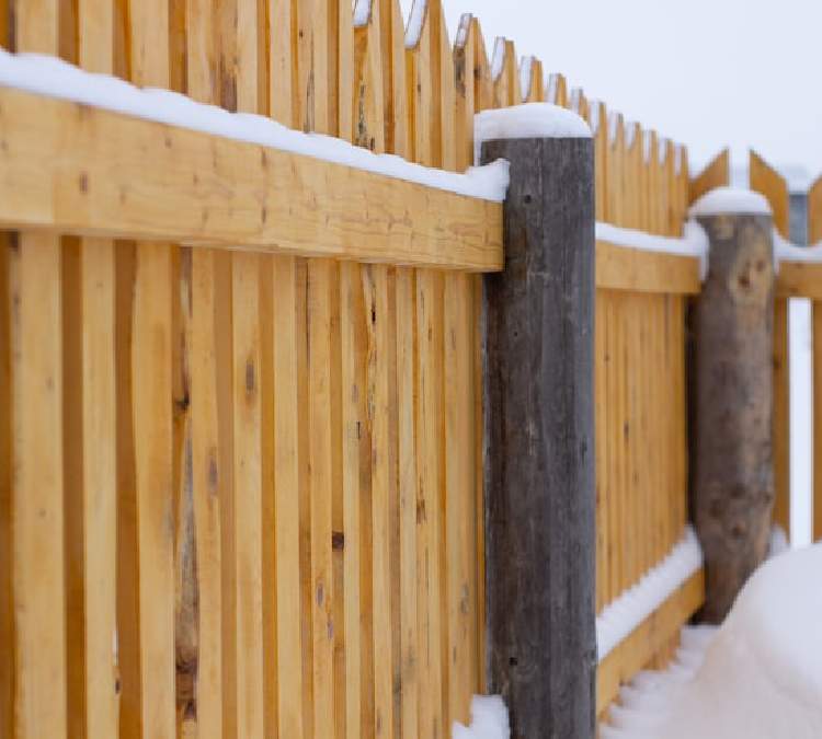 Horizontal Cedar Fencing